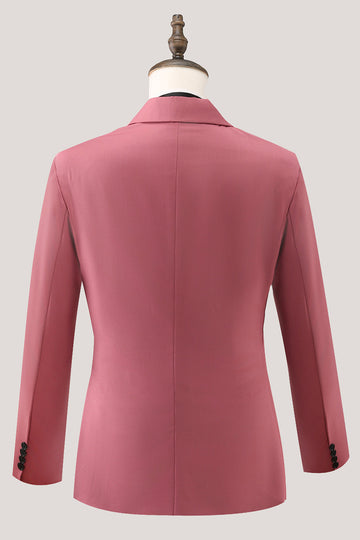 Koral Notched revers 3 stykke enkeltradet mænds baldragter